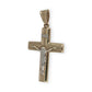 NZGD | 9ct Y/W Gold Silent Strength Cross Pendant