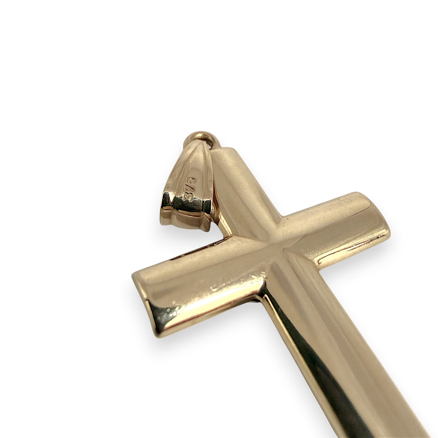 NZGD | 9ct Y/W Gold Silent Strength Cross Pendant