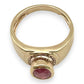 NZGD | 9ct Gold Scarlet Aura Heritage Ring Valuation $2,400