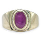 NZGD | 9ct Gold Scarlet Aura Heritage Ring Valuation $2,400