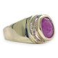 NZGD | 9ct Gold Scarlet Aura Heritage Ring Valuation $2,400