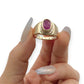 NZGD | 9ct Gold Scarlet Aura Heritage Ring Valuation $2,400