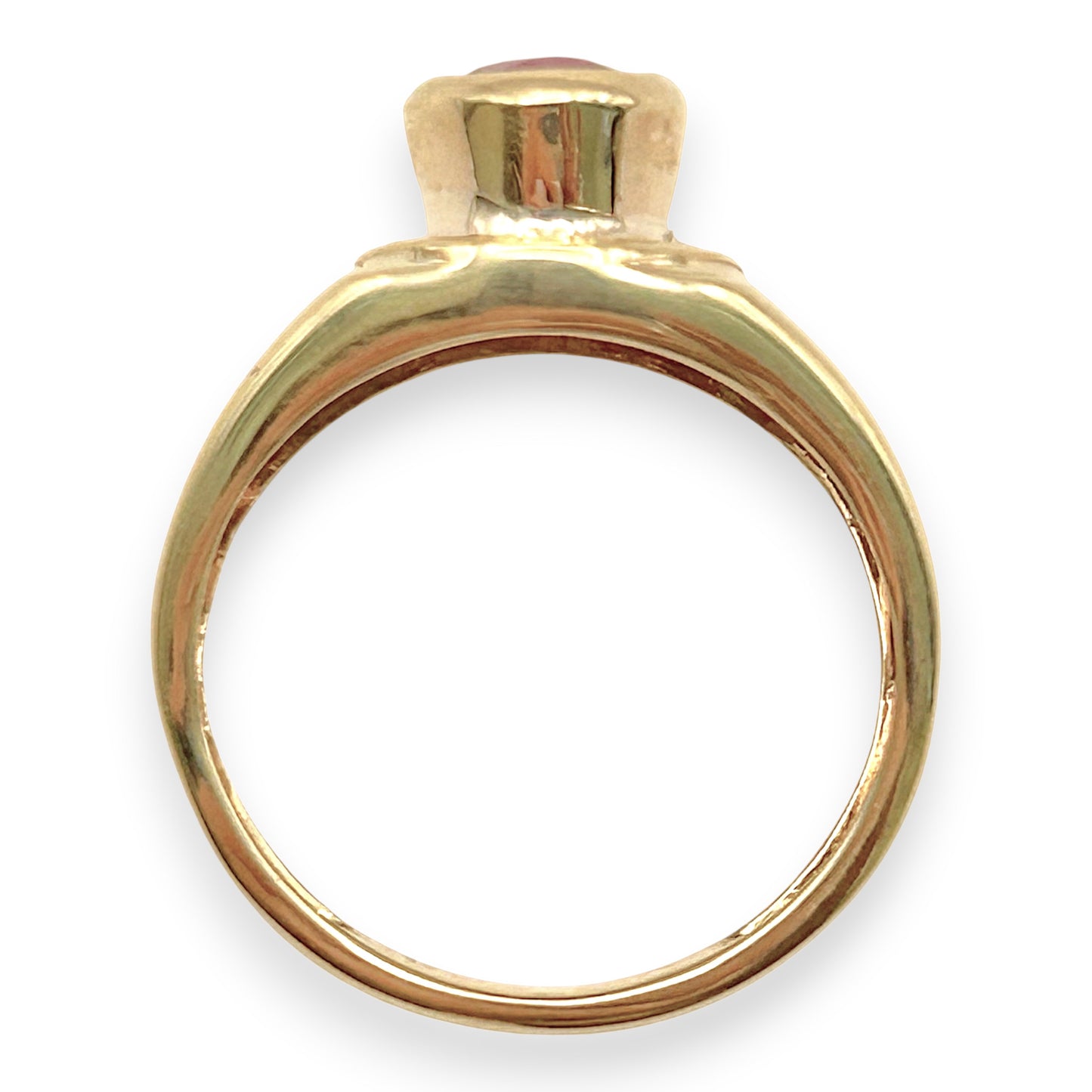NZGD | 9ct Gold Scarlet Aura Heritage Ring Valuation $2,400