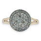 NZGD | 9ct Gold 0.5ct. Halo Classic Cluster Ring Valuation $2,250