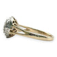 NZGD | 9ct Gold 0.5ct. Halo Classic Cluster Ring Valuation $2,250