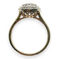 NZGD | 9ct Gold 0.5ct. Halo Classic Cluster Ring Valuation $2,250