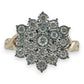 NZGD | 9ct Gold Diamond Bloom Classic Ring Valuation $2,000