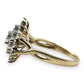 NZGD | 9ct Gold Diamond Bloom Classic Ring Valuation $2,000
