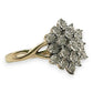 NZGD | 9ct Gold Diamond Bloom Classic Ring Valuation $2,000