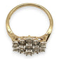 NZGD | 9ct Gold Diamond Bloom Classic Ring Valuation $2,000