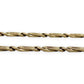 NZGD| 9ct Gold Golden Echo Double‑Link Chain 48cm