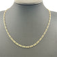 NZGD| 9ct Gold Golden Echo Double‑Link Chain 48cm
