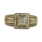 NZGD | 9ct Gold Regal Square Mixed‑Cut Diamond Ring Valuation $2,250