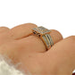 NZGD | 9ct Gold Regal Square Mixed‑Cut Diamond Ring Valuation $2,250