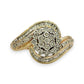 NZGD | 9ct Gold PROUDS Luxe Cluster DiamondRing Valuation $1,575