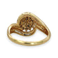 NZGD | 9ct Gold PROUDS Luxe Cluster DiamondRing Valuation $1,575
