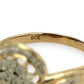 NZGD | 9ct Gold PROUDS Luxe Cluster DiamondRing Valuation $1,575