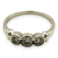 NZGD | 9ct White Gold  Frostline Trilogy Diamond Ring Valuation $2,200