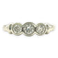 NZGD | 9ct White Gold  Frostline Trilogy Diamond Ring Valuation $2,200