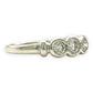 NZGD | 9ct White Gold  Frostline Trilogy Diamond Ring Valuation $2,200