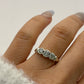 NZGD | 9ct White Gold  Frostline Trilogy Diamond Ring Valuation $2,200