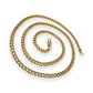 NZGD | 9ct Gold Solid Elegance Curb Classic Chain 44cm