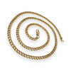 NZGD | 9ct Gold Solid Elegance Curb Classic Chain 44cm