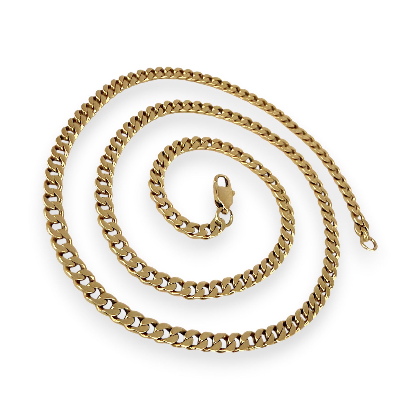 NZGD | 9ct Gold Solid Elegance Curb Classic Chain 44cm
