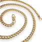 NZGD | 9ct Gold Solid Elegance Curb Classic Chain 44cm