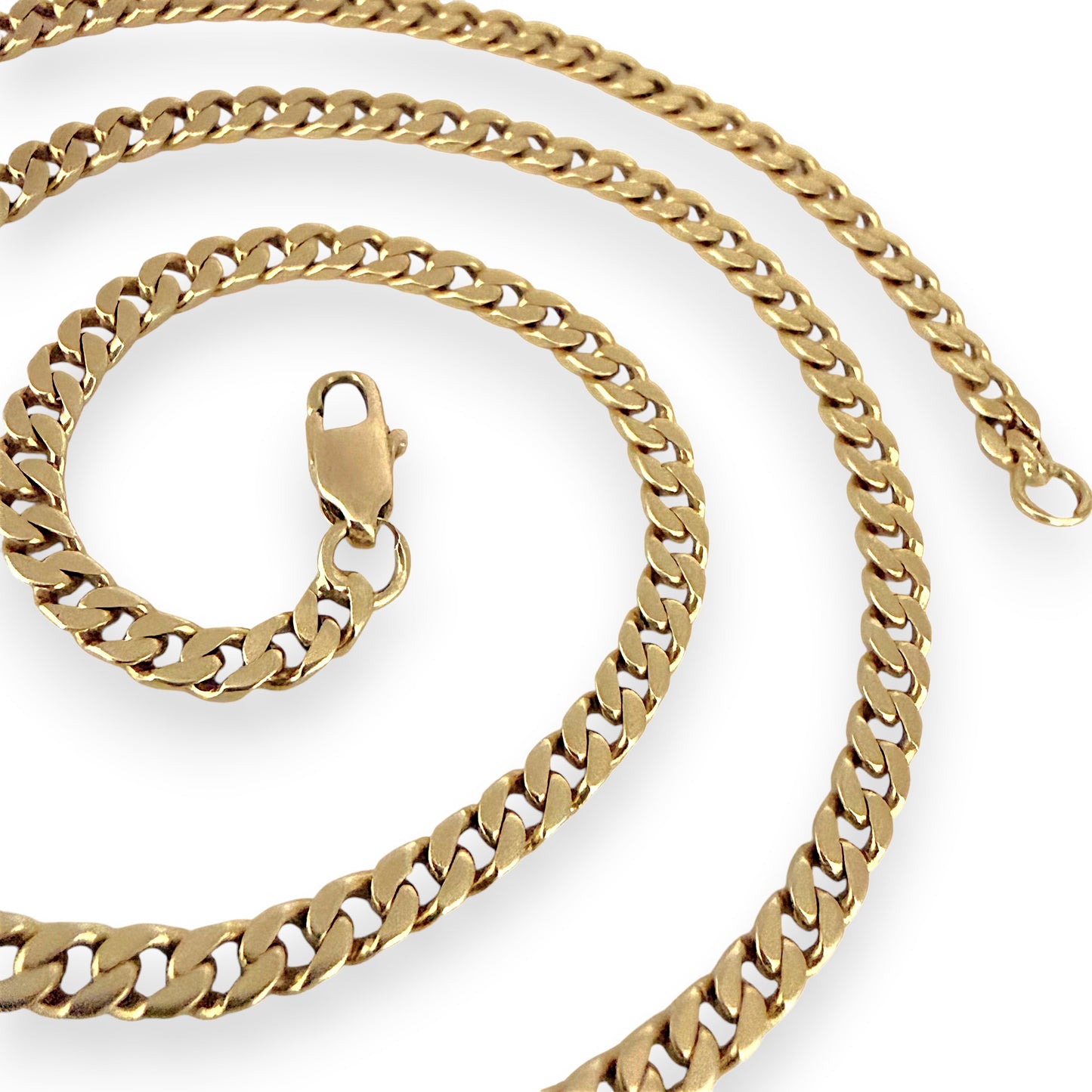 NZGD | 9ct Gold Solid Elegance Curb Classic Chain 44cm