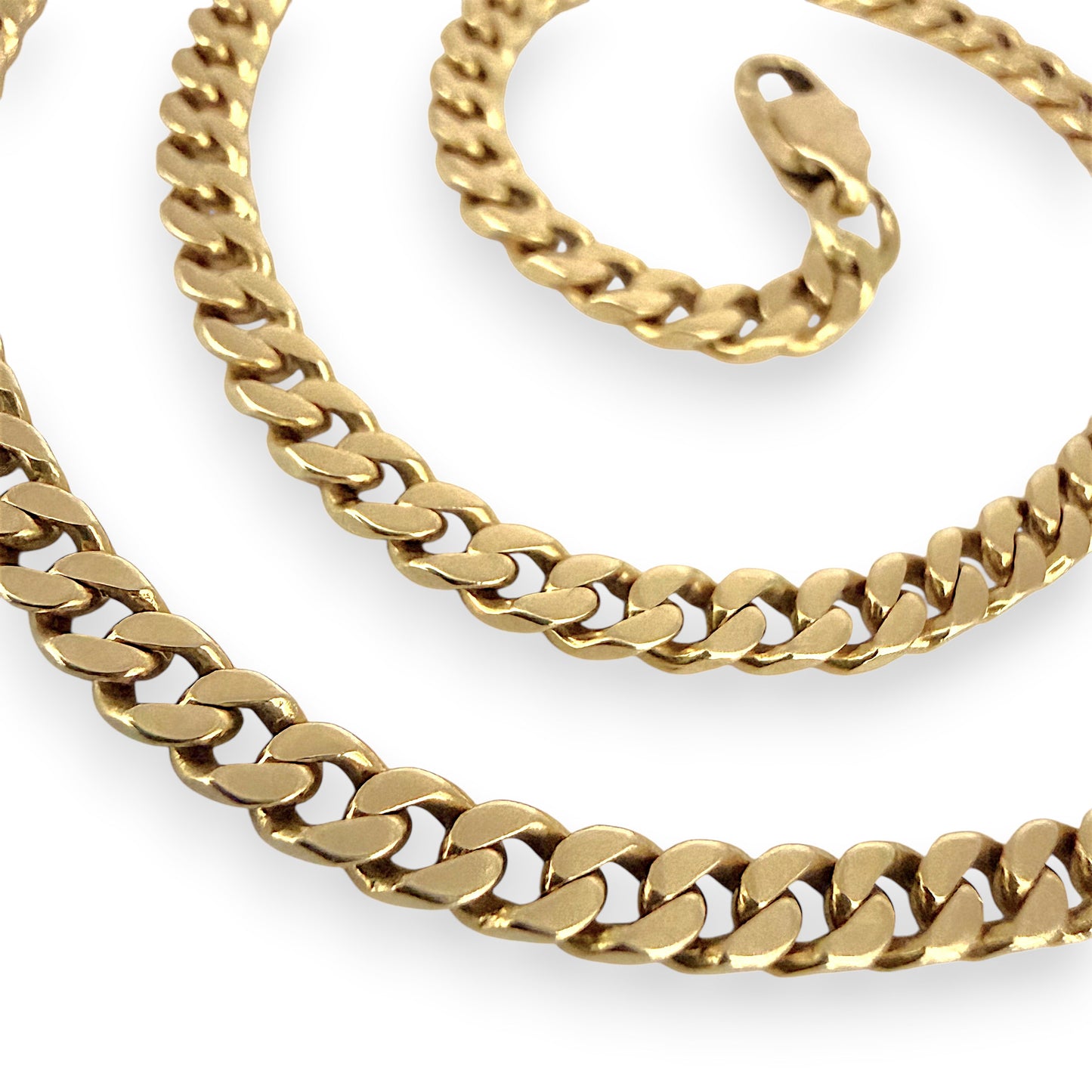 NZGD | 9ct Gold Solid Elegance Curb Classic Chain 44cm