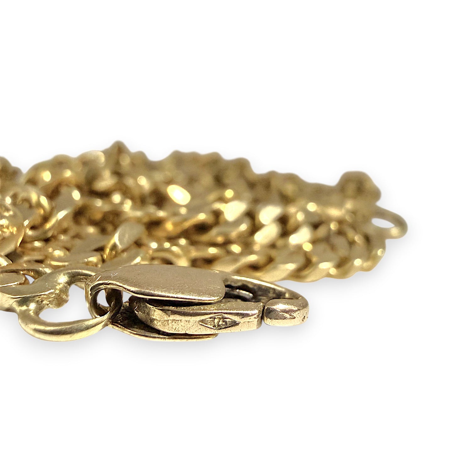 NZGD | 9ct Gold Solid Elegance Curb Classic Chain 44cm