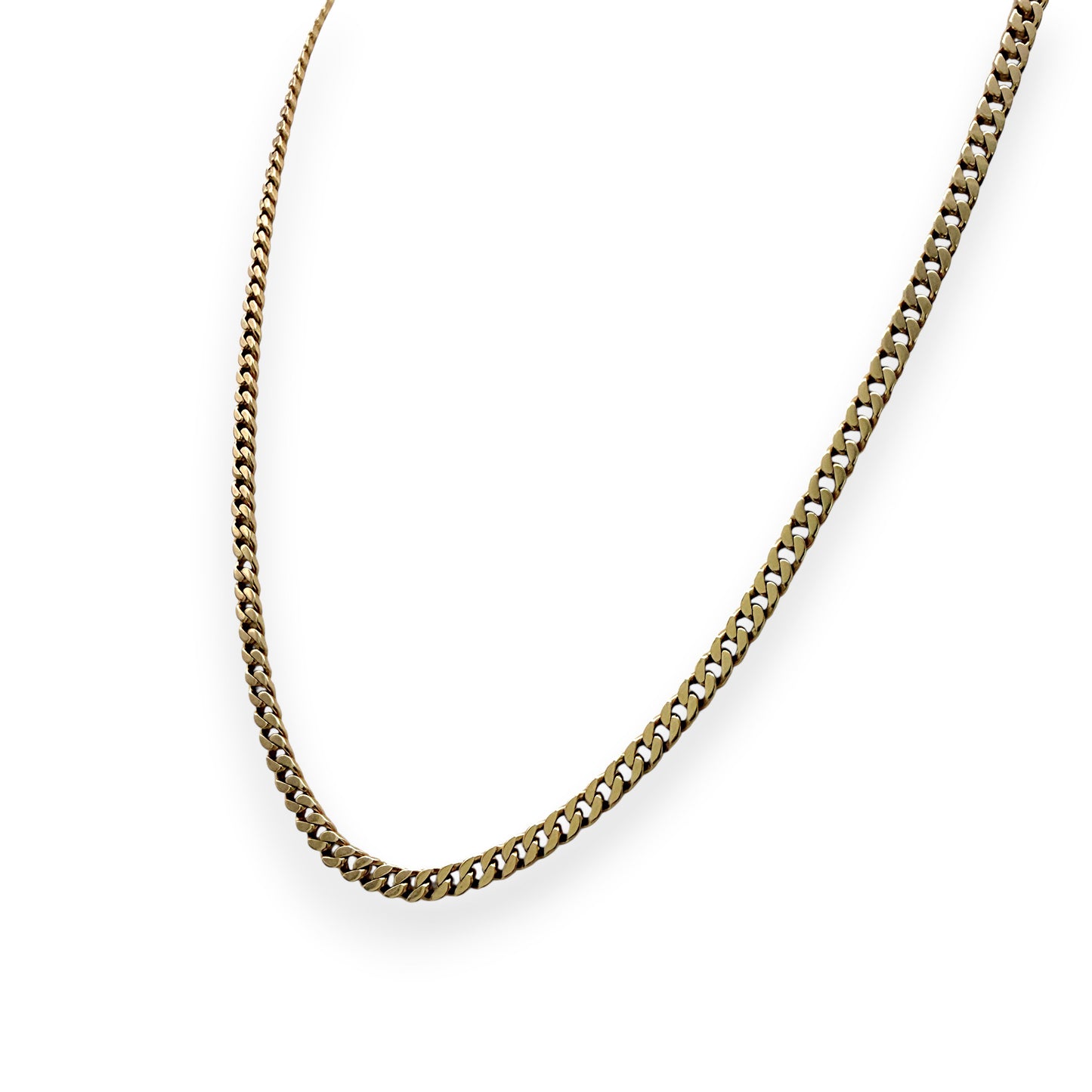 NZGD | 9ct Gold Solid Elegance Curb Classic Chain 44cm