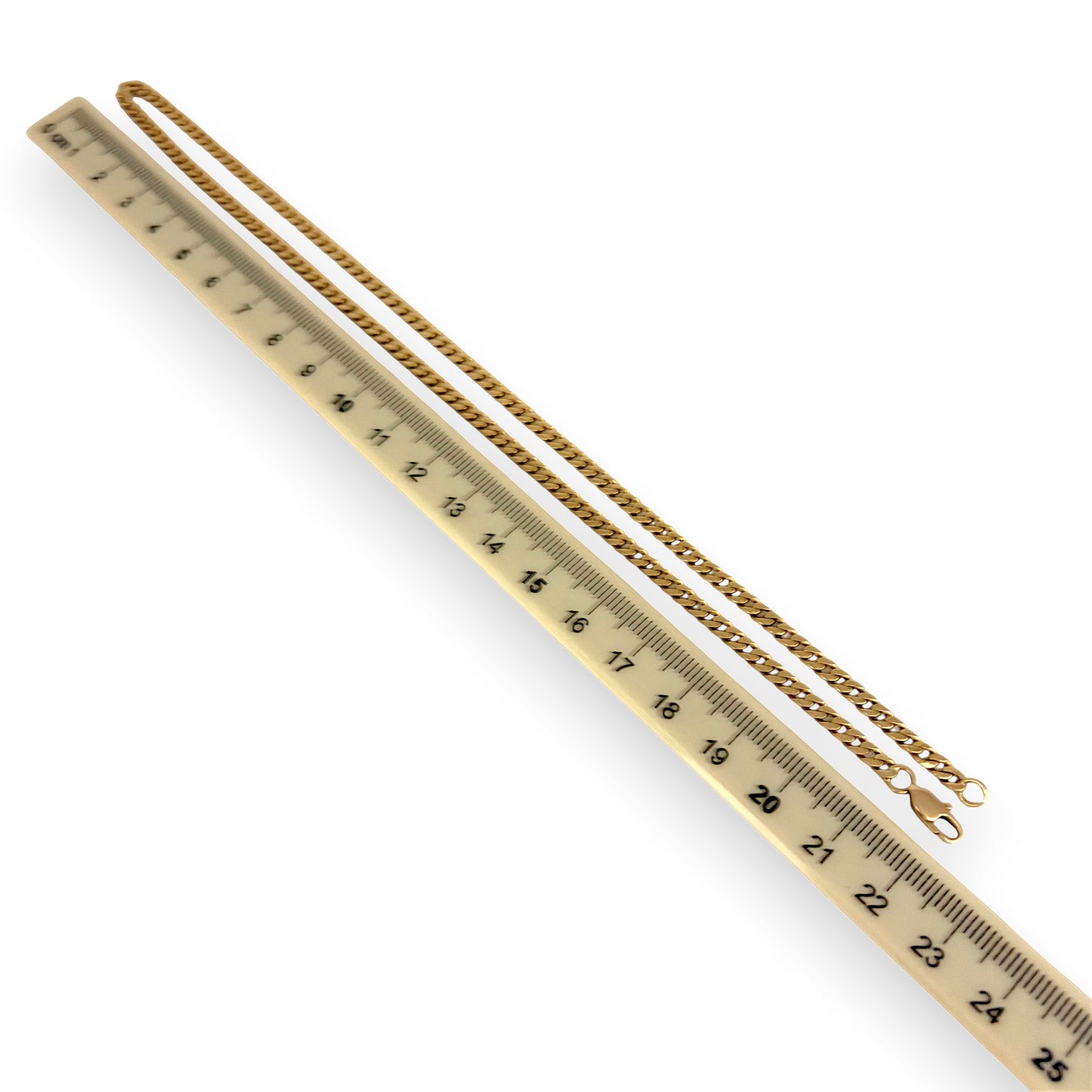 NZGD | 9ct Gold Solid Elegance Curb Classic Chain 44cm