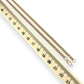 NZGD | 9ct Gold Solid Elegance Curb Classic Chain 44cm