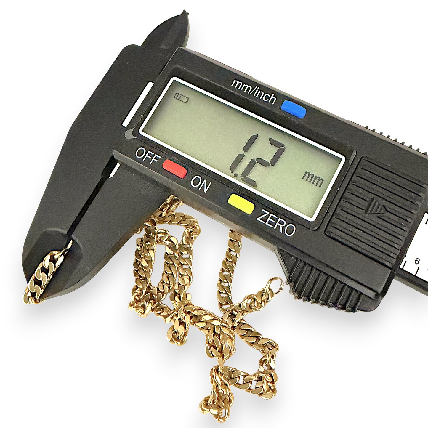 NZGD | 9ct Gold Solid Elegance Curb Classic Chain 44cm