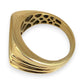 NZGD | 10ct Gold Radiant Axis Band Ring Size P