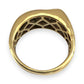 NZGD | 10ct Gold Radiant Axis Band Ring Size P