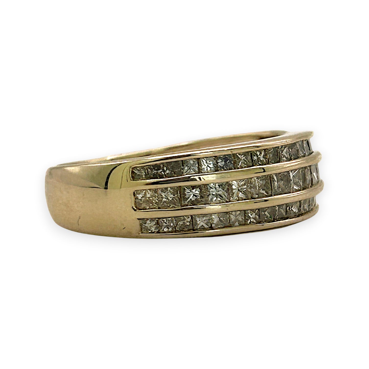 NZGD | 10ct Gold MHJ Diamond Precision Band Valuation $3,400