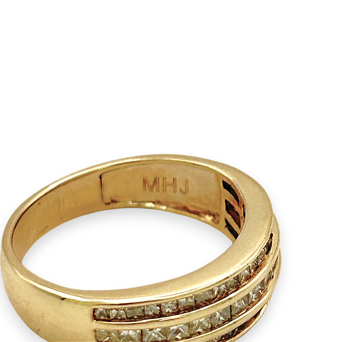 NZGD | 10ct Gold MHJ Diamond Precision Band Valuation $3,400