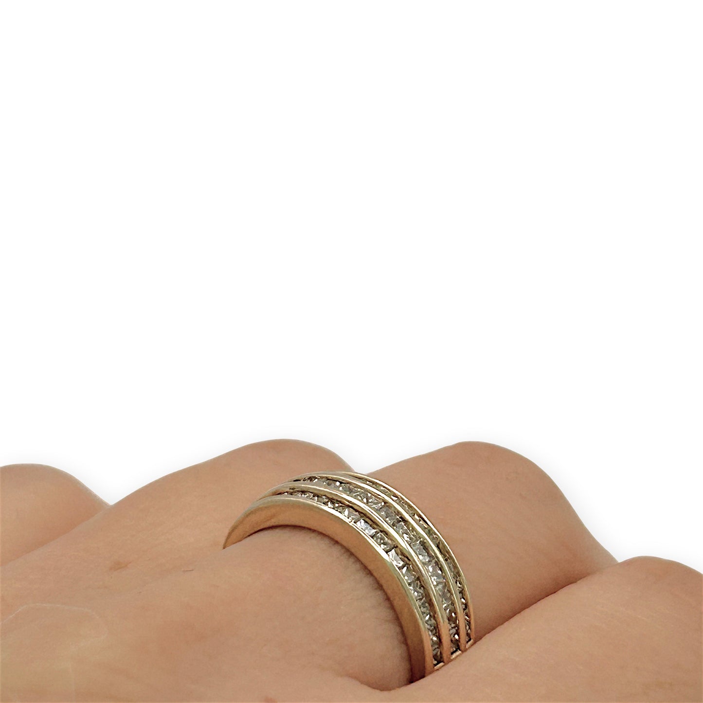 NZGD | 10ct Gold MHJ Diamond Precision Band Valuation $3,400
