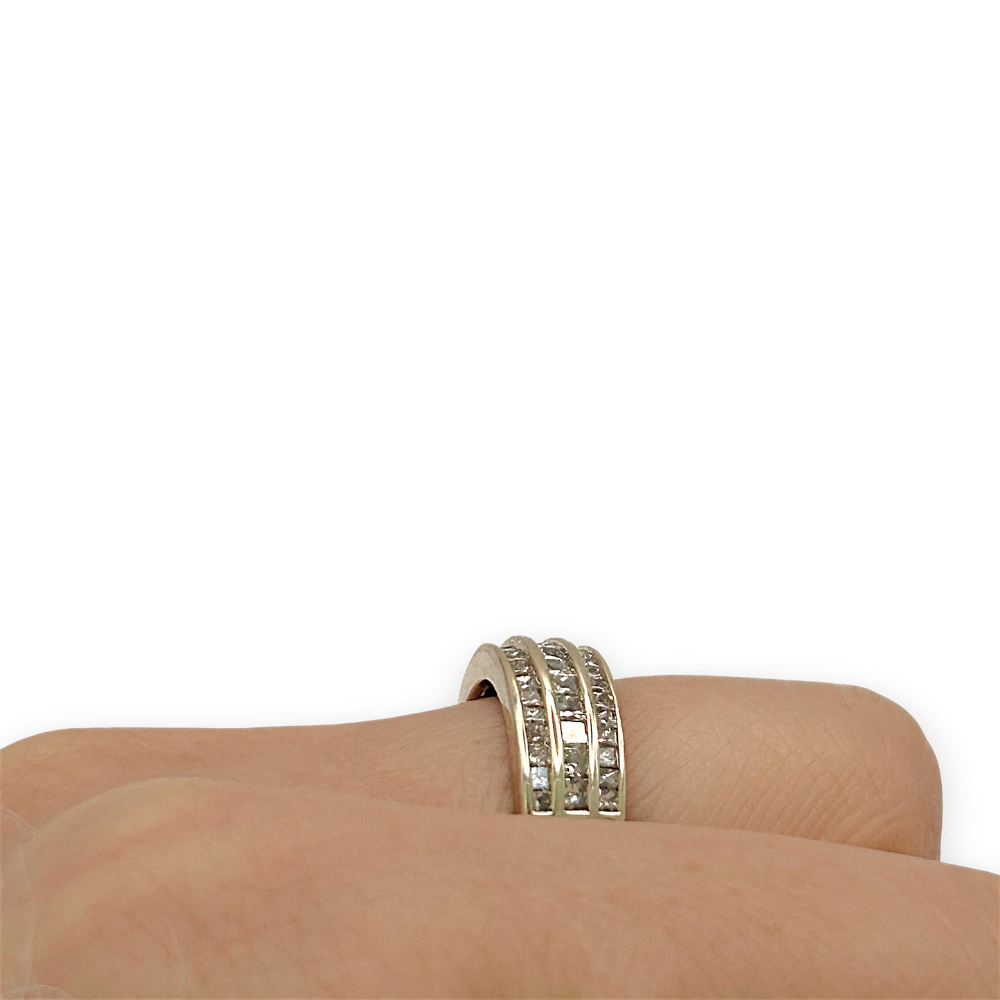 NZGD | 10ct Gold MHJ Diamond Precision Band Valuation $3,400