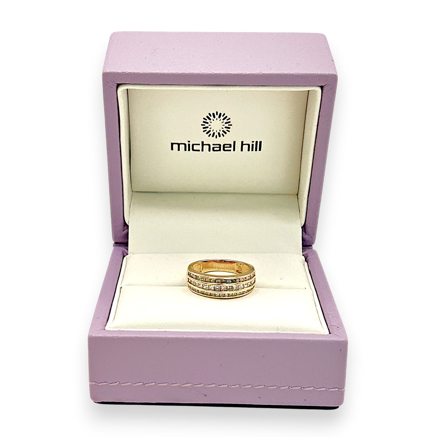 NZGD | 10ct Gold MHJ Diamond Precision Band Valuation $3,400