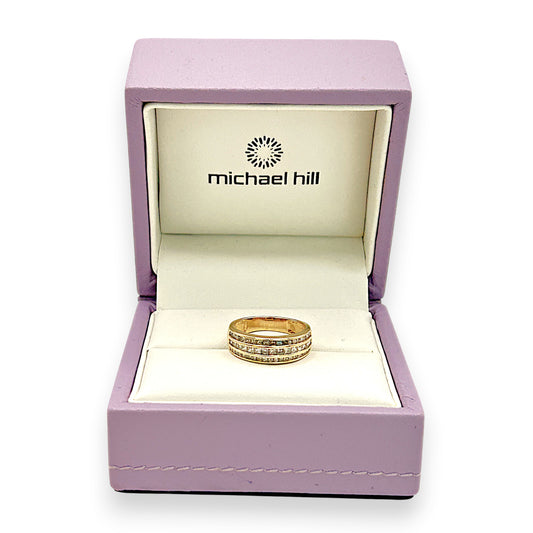 NZGD | 10ct Gold MHJ Diamond Precision Band Valuation $3,400