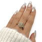 NZGD | 10ct Gold Diamond Baguette Wave Ring Valuation $2,200