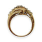 NZGD | 10ct Gold Diamond Baguette Wave Ring Valuation $2,200
