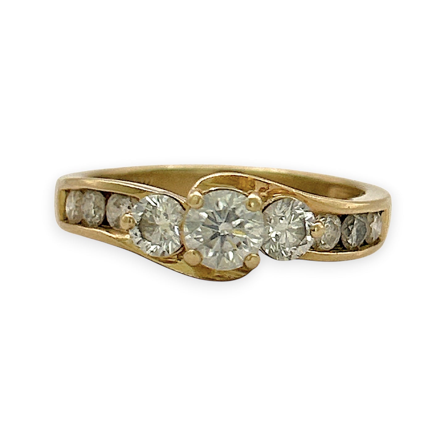 NZGD | 14ct Gold Triline Diamond Ring Valuation $4,500
