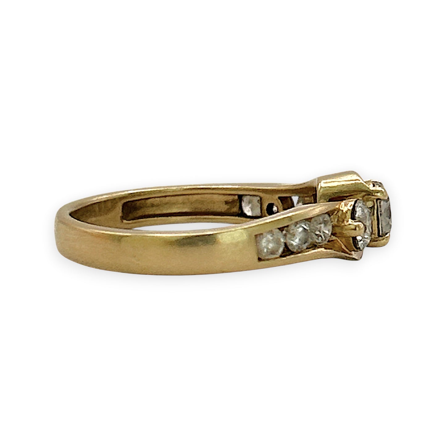 NZGD | 14ct Gold Triline Diamond Ring Valuation $4,500