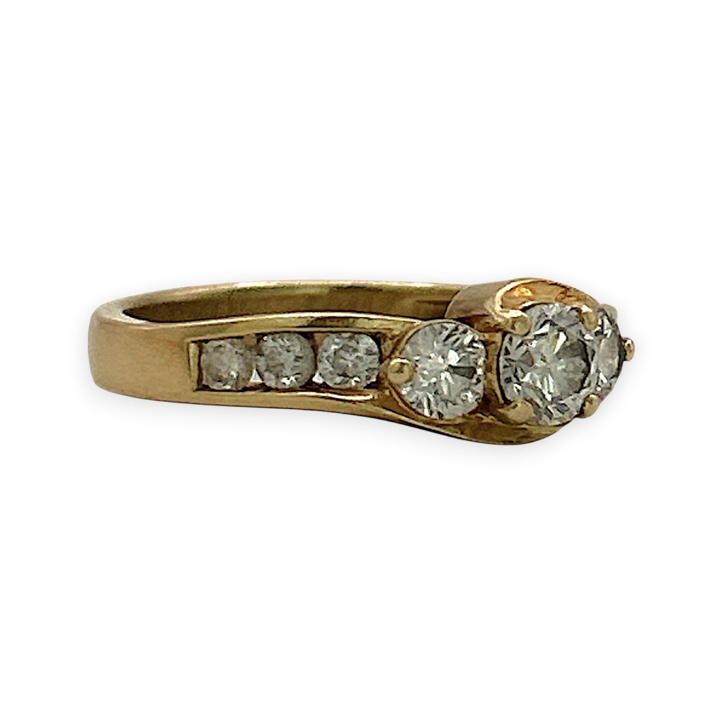 NZGD | 14ct Gold Triline Diamond Ring Valuation $4,500