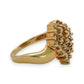 NZGD | 14ct Gold Heartflare Cluster Ring Valuation $4,600